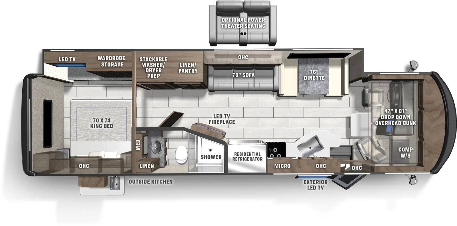 Encore 335FS Floorplan